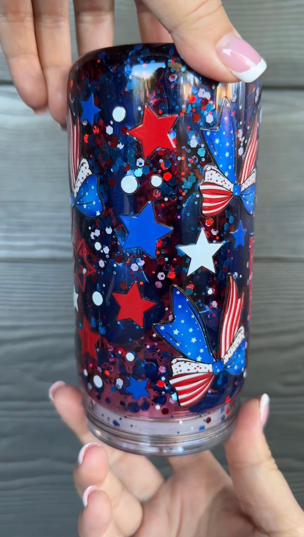 16oz Premade America 4th of July