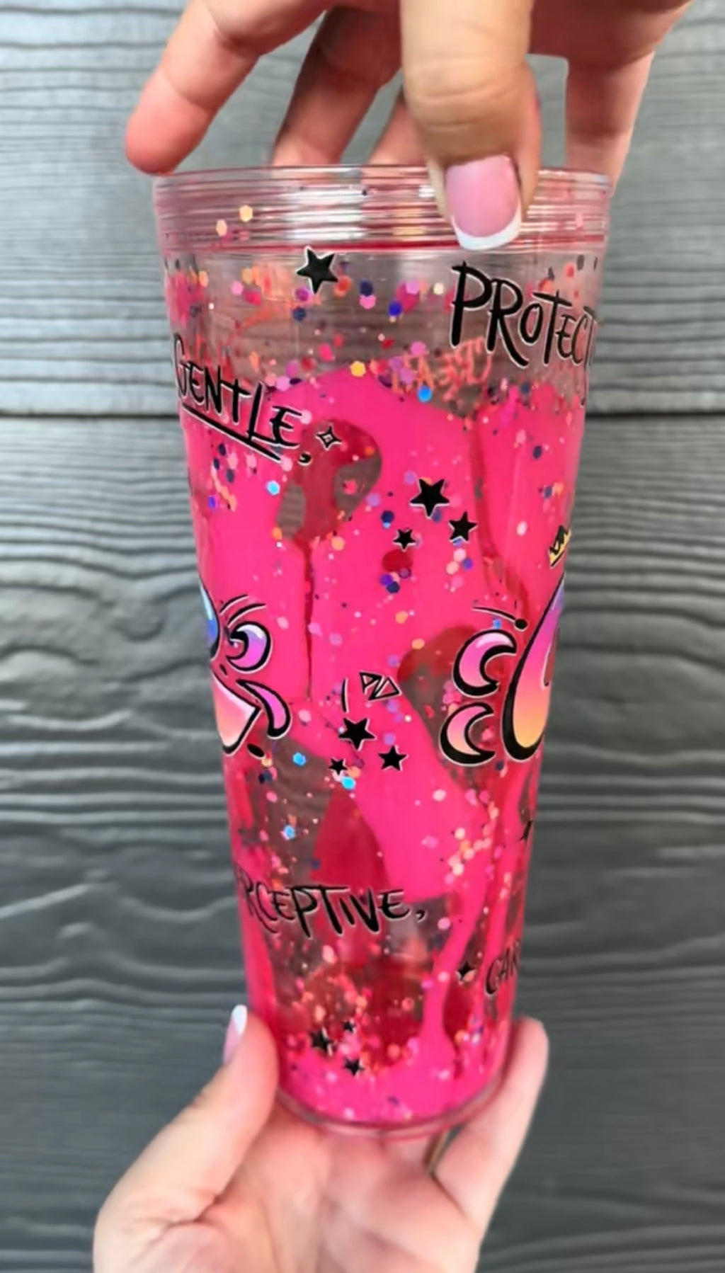 24oz Premade Cancer Zodiac Cup