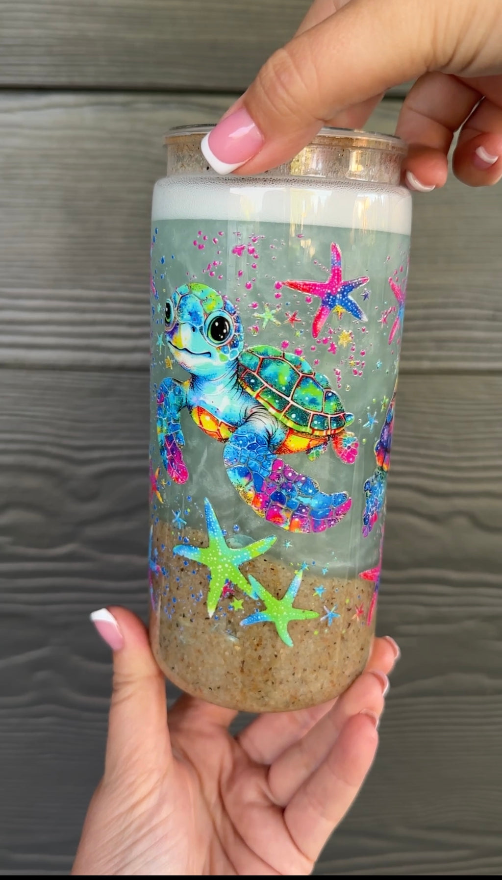 Premade 20oz Beach Cup