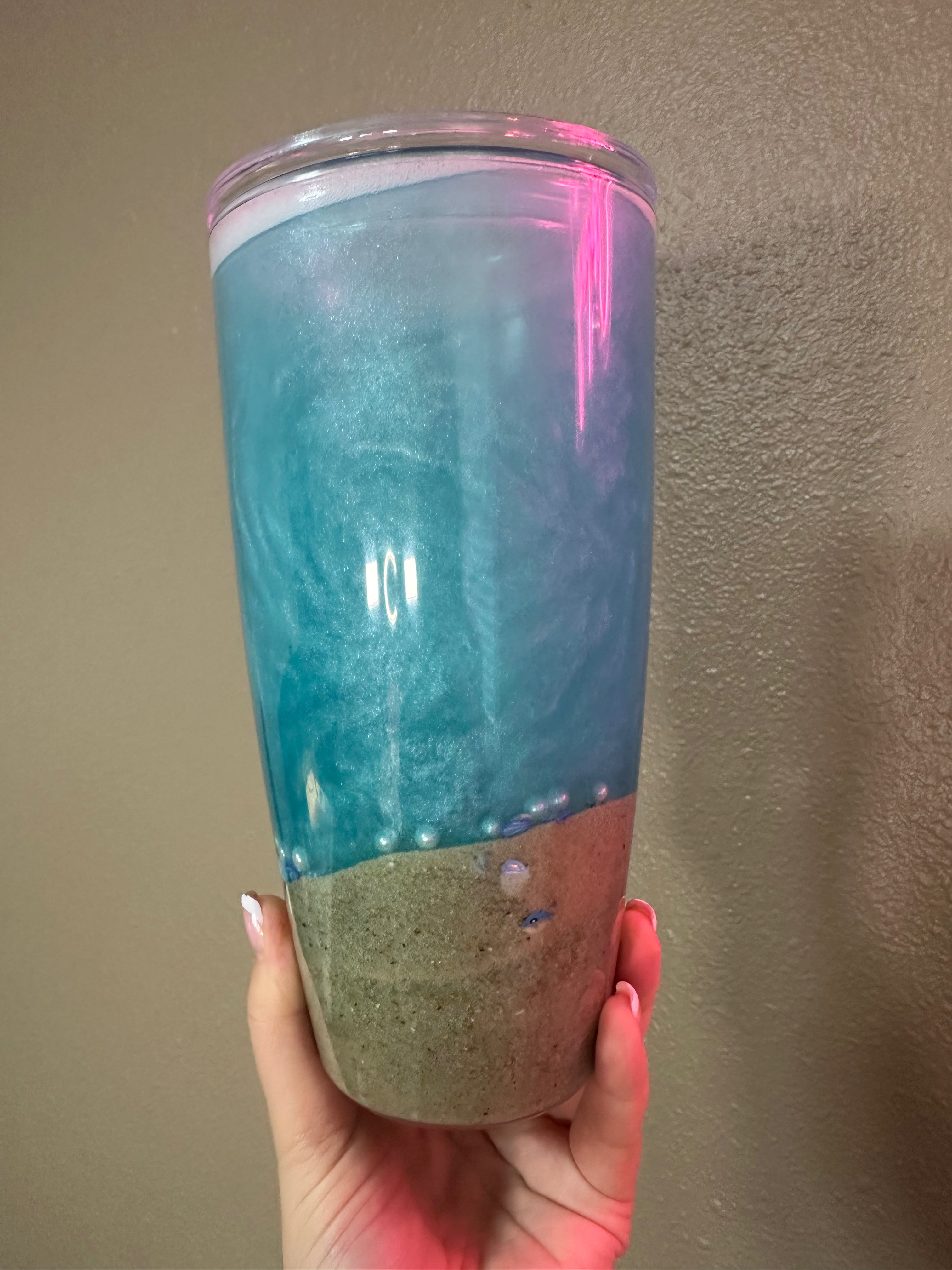 24oz Premade Beach Cup