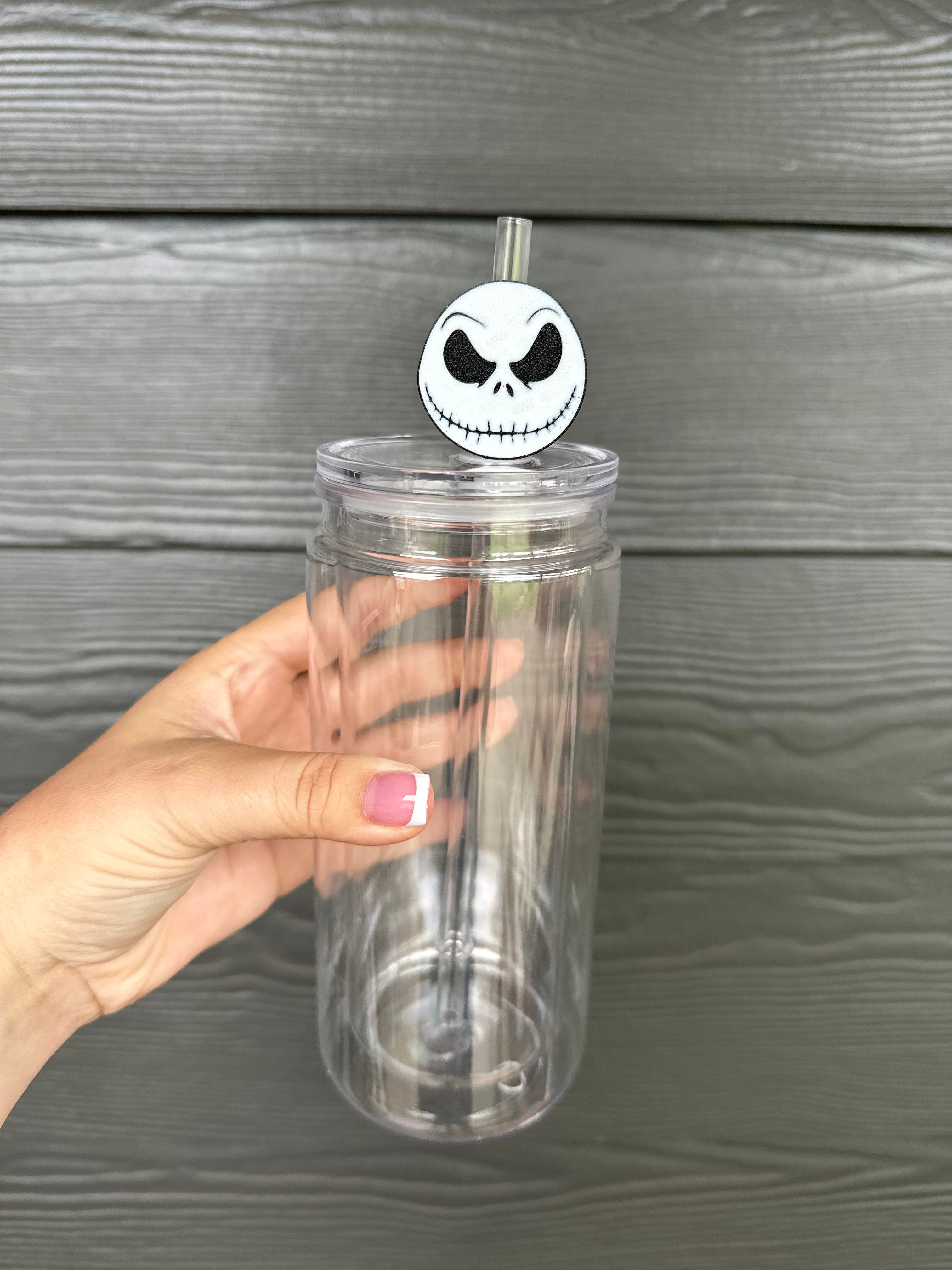 Jack Skellington Straw Topper
