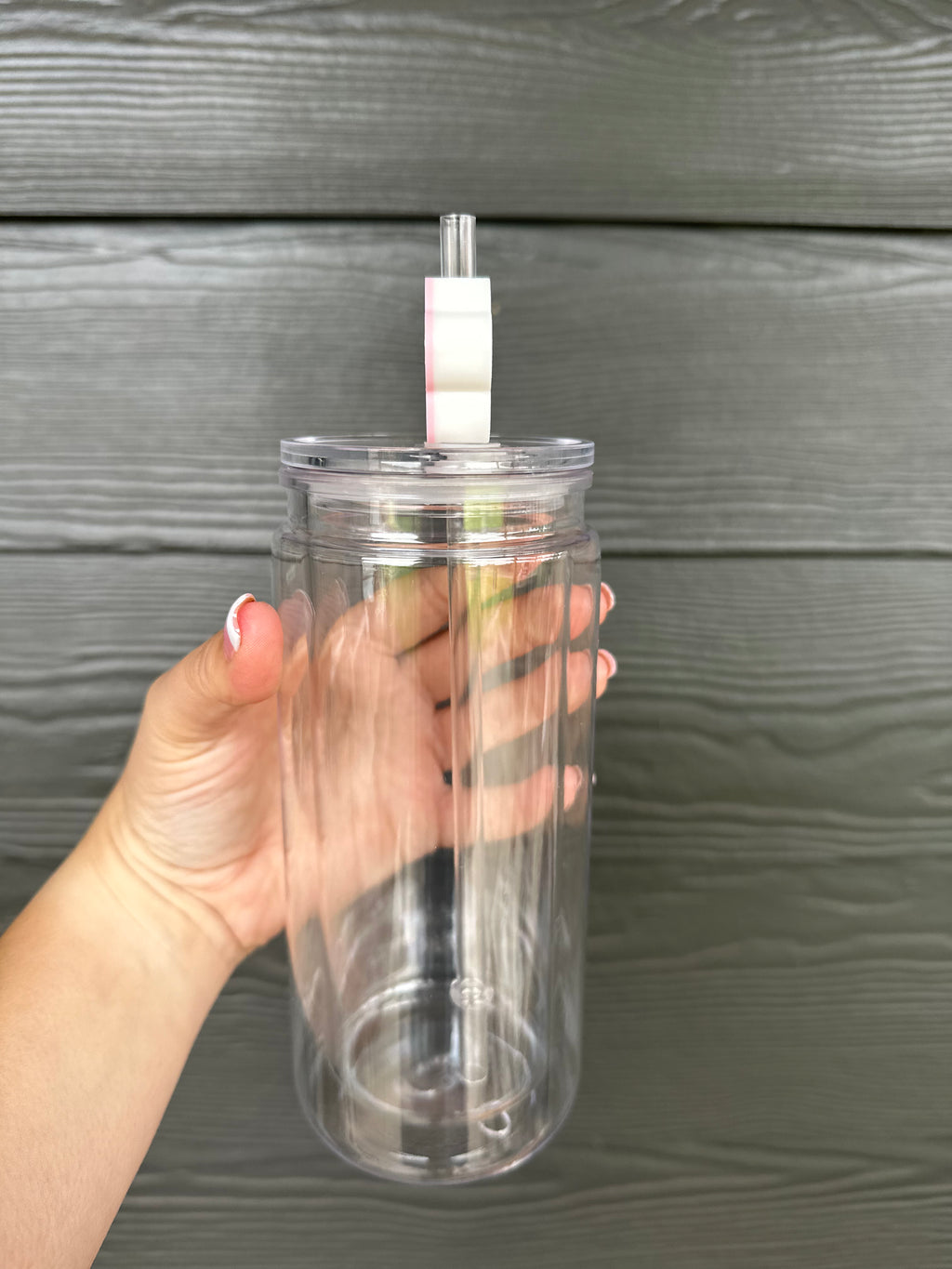 Pink Paw Print Straw Topper