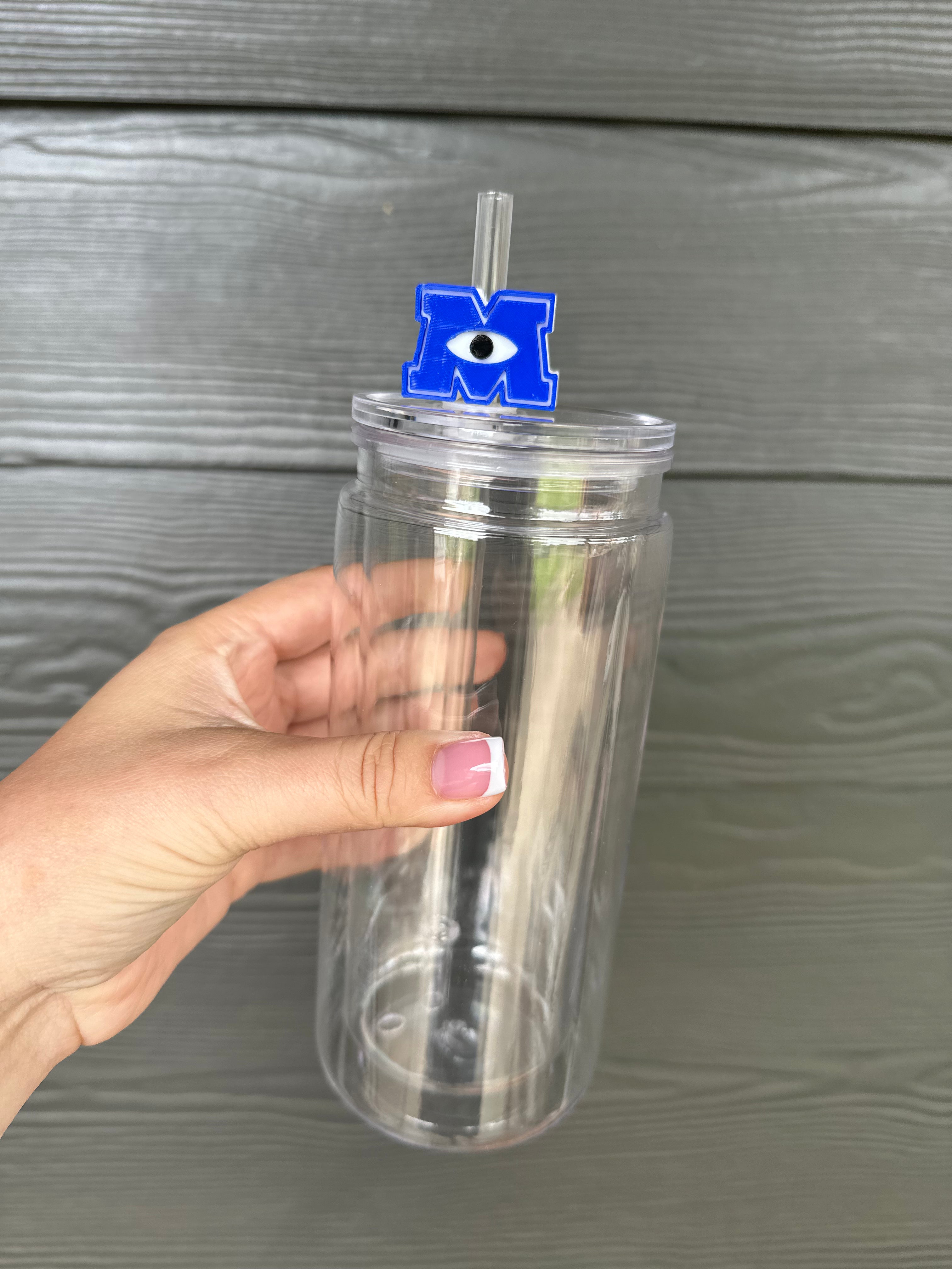 Monsters Inc Straw Topper