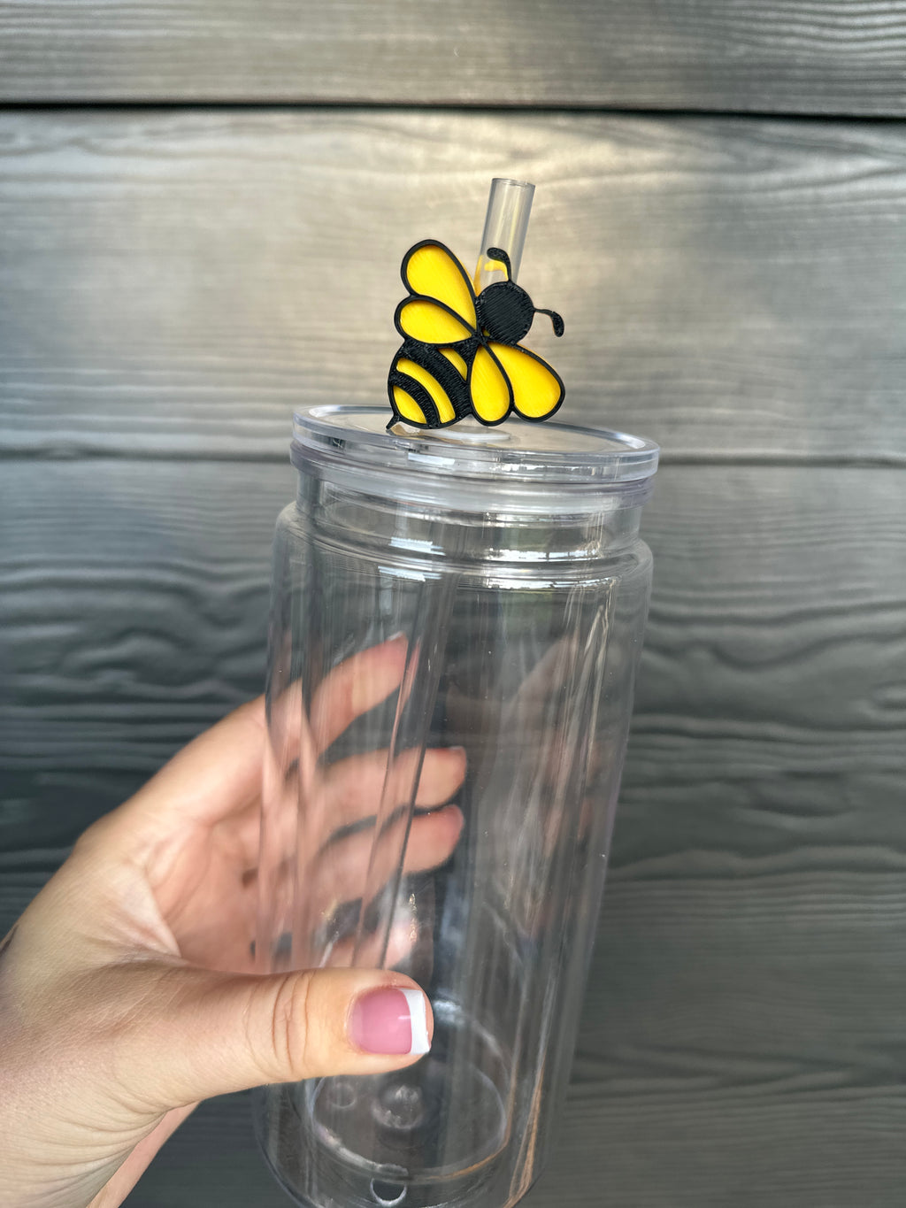 Bee Straw Topper