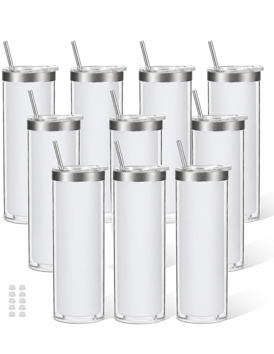 20oz Stainless Steel Snow Globe Tumbler