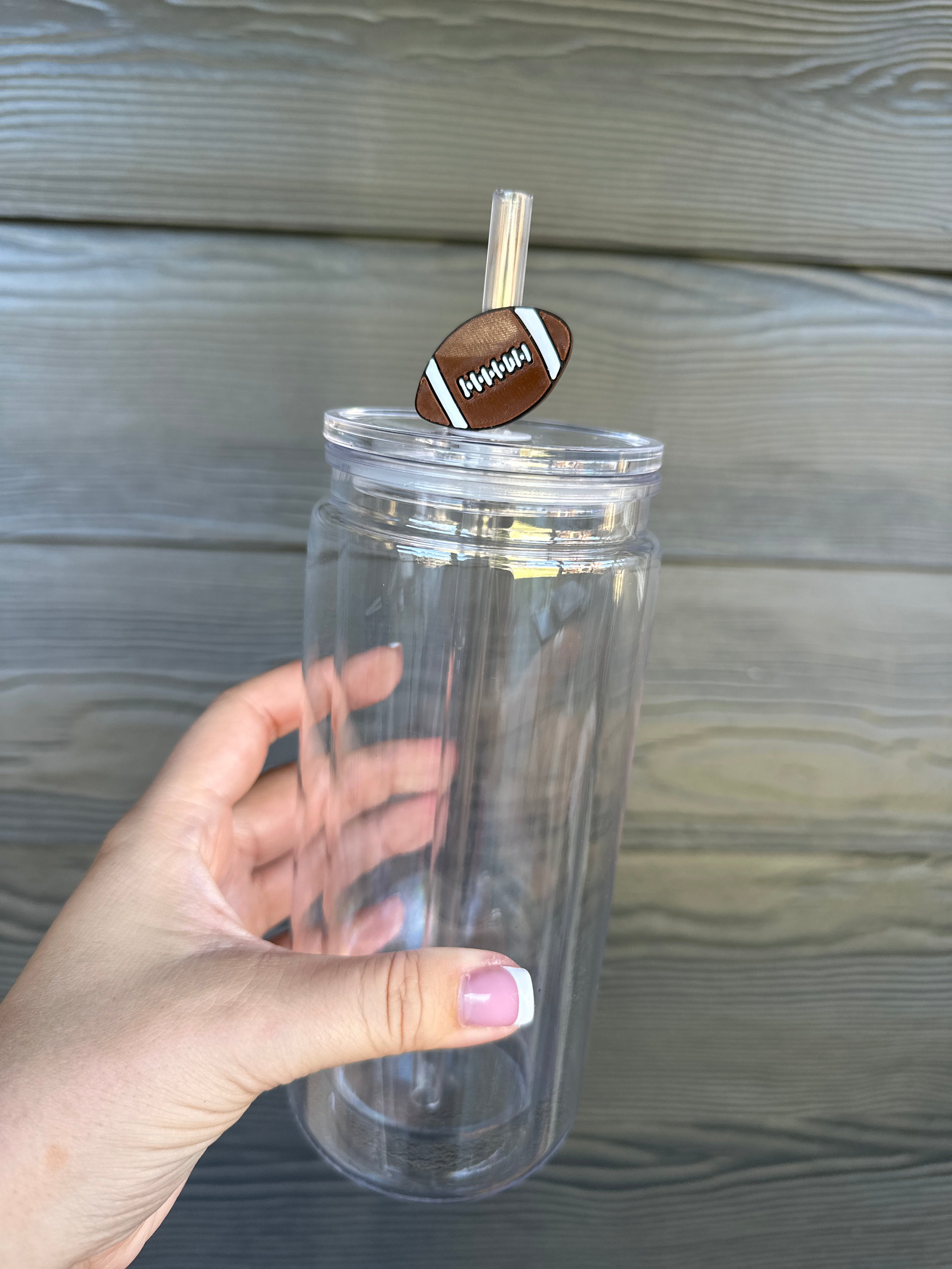 Football Straw Topper
