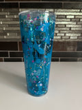 24oz Premade Acrylic Tumbler - Aquarium
