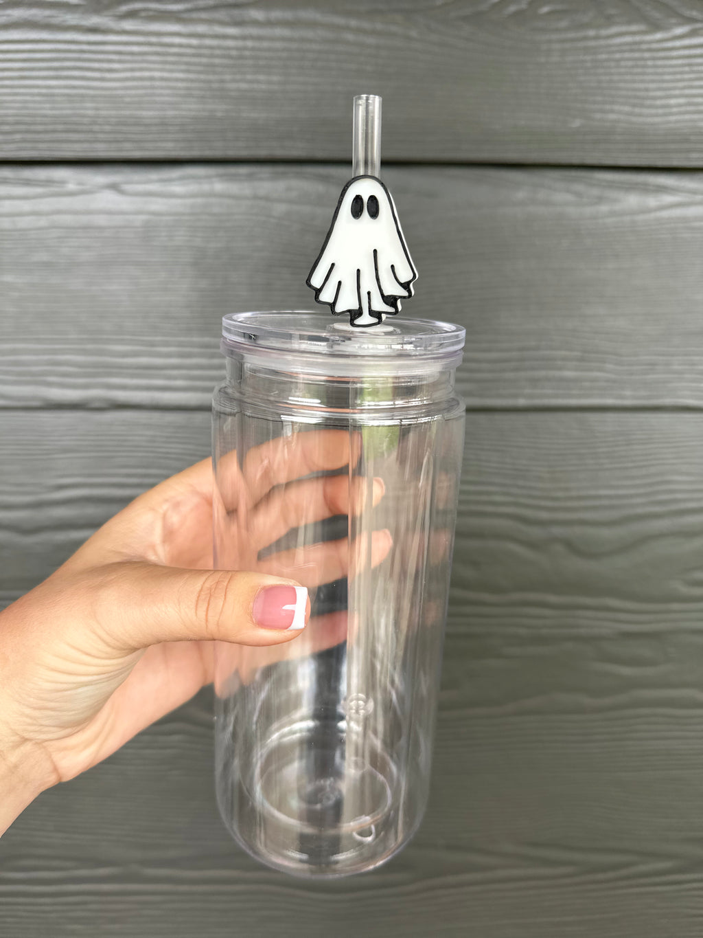 Ghost Straw Topper