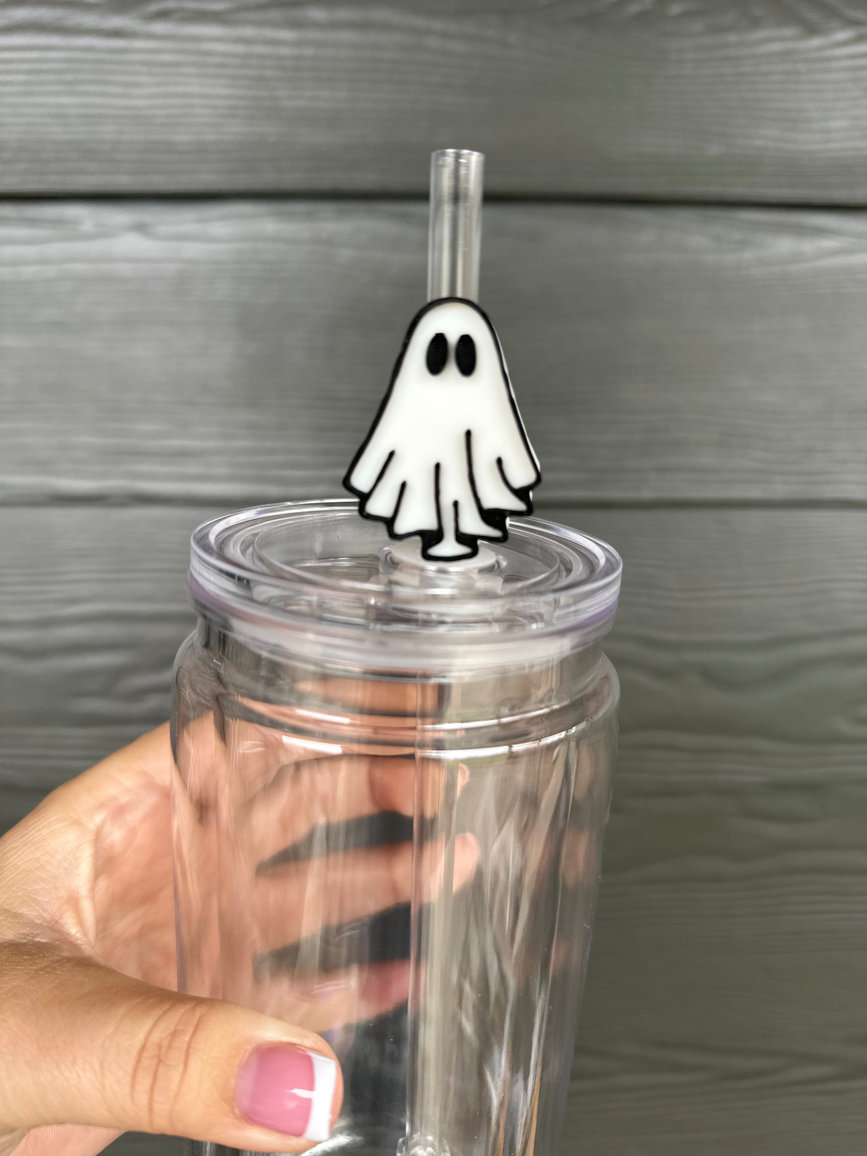Ghost Straw Topper