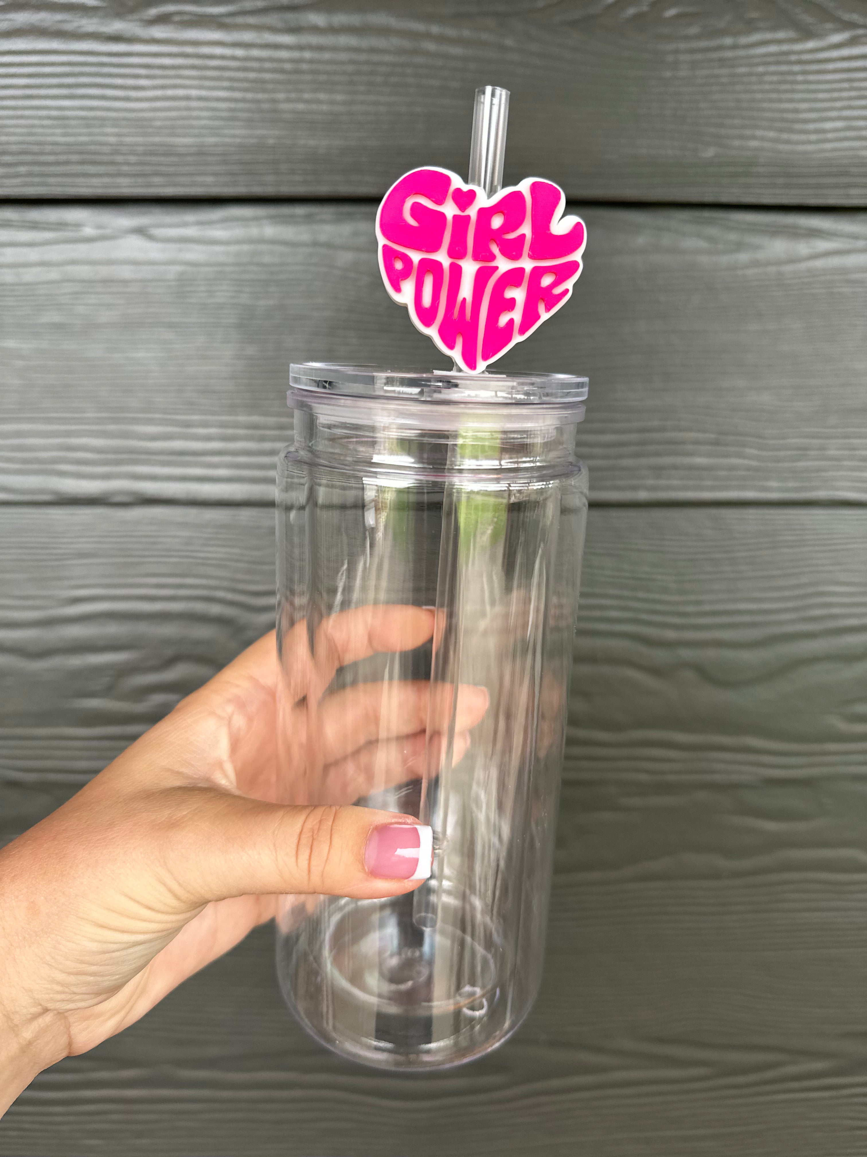 Girl Power Straw Topper